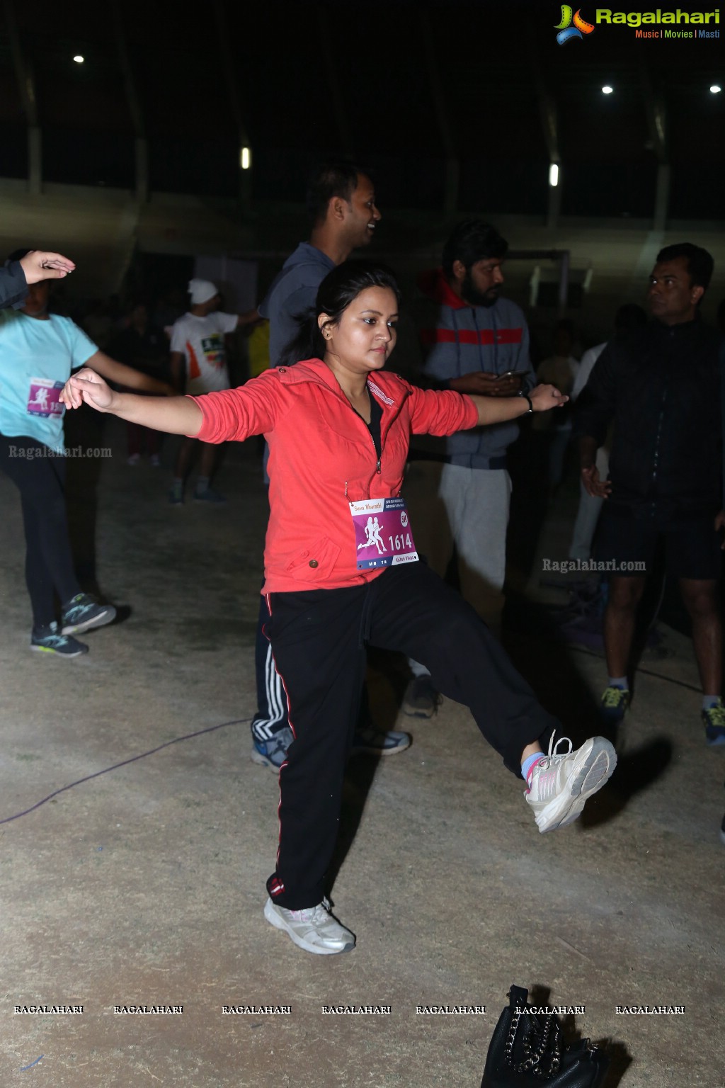 Run For Girl Child by Seva Bharathi at Gachibowli Stadium, Hyderabad