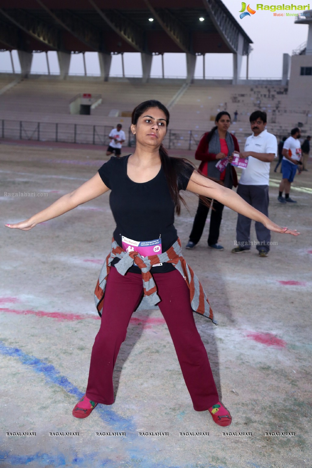 Run For Girl Child by Seva Bharathi at Gachibowli Stadium, Hyderabad