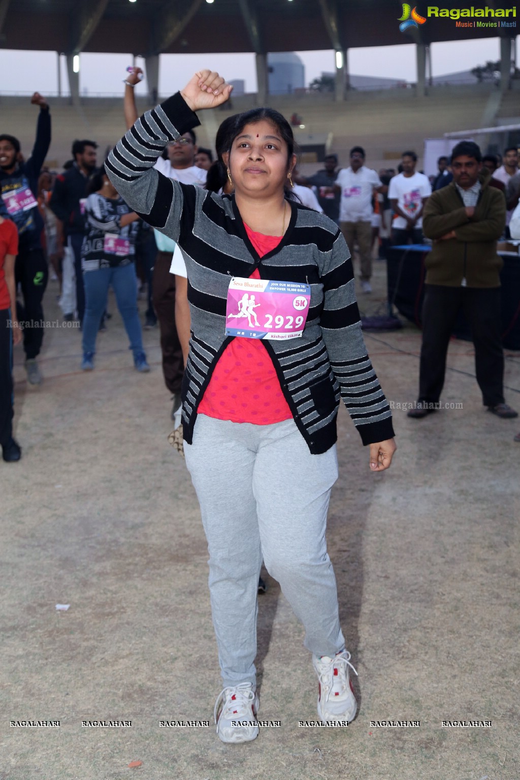 Run For Girl Child by Seva Bharathi at Gachibowli Stadium, Hyderabad