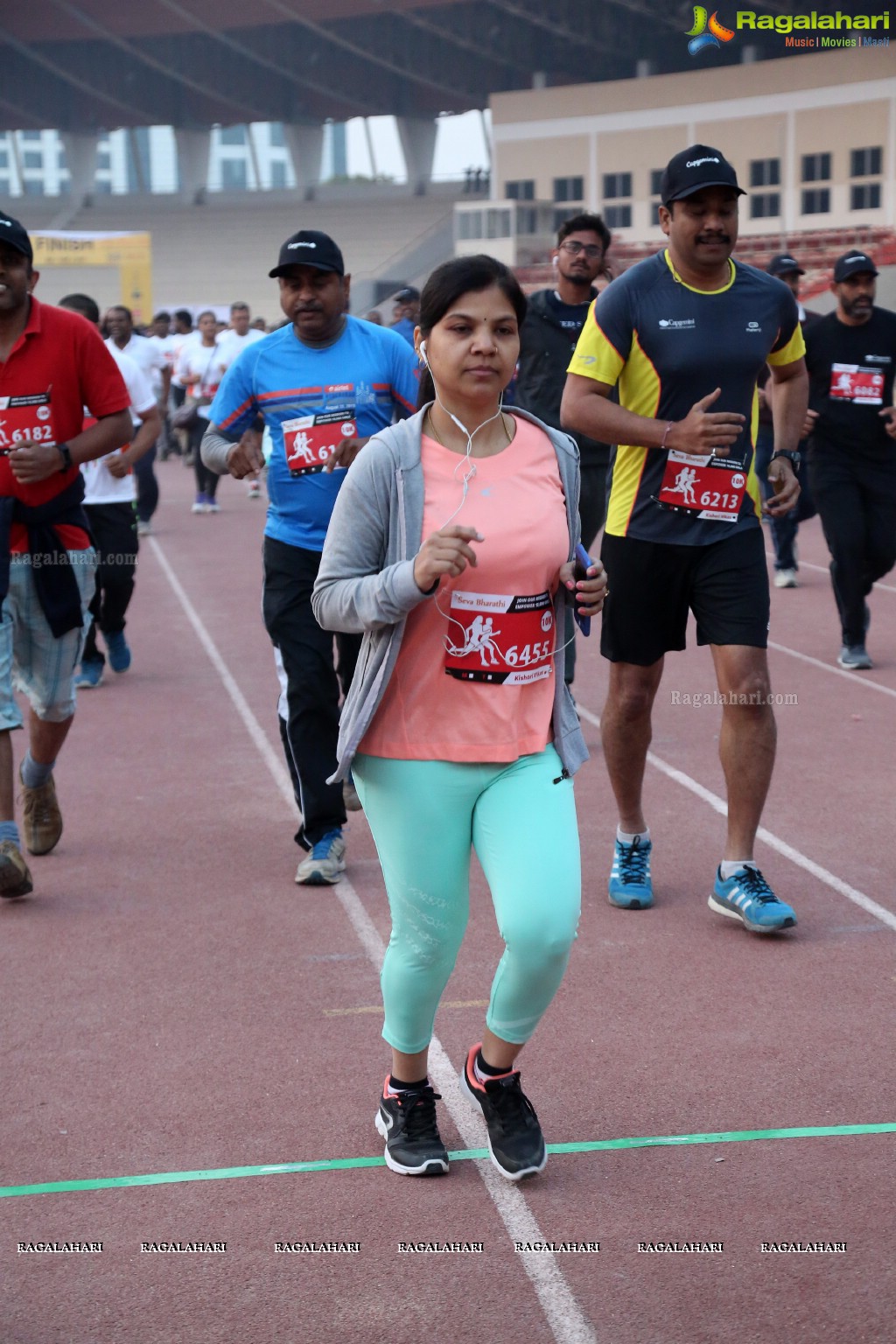 Run For Girl Child by Seva Bharathi at Gachibowli Stadium, Hyderabad