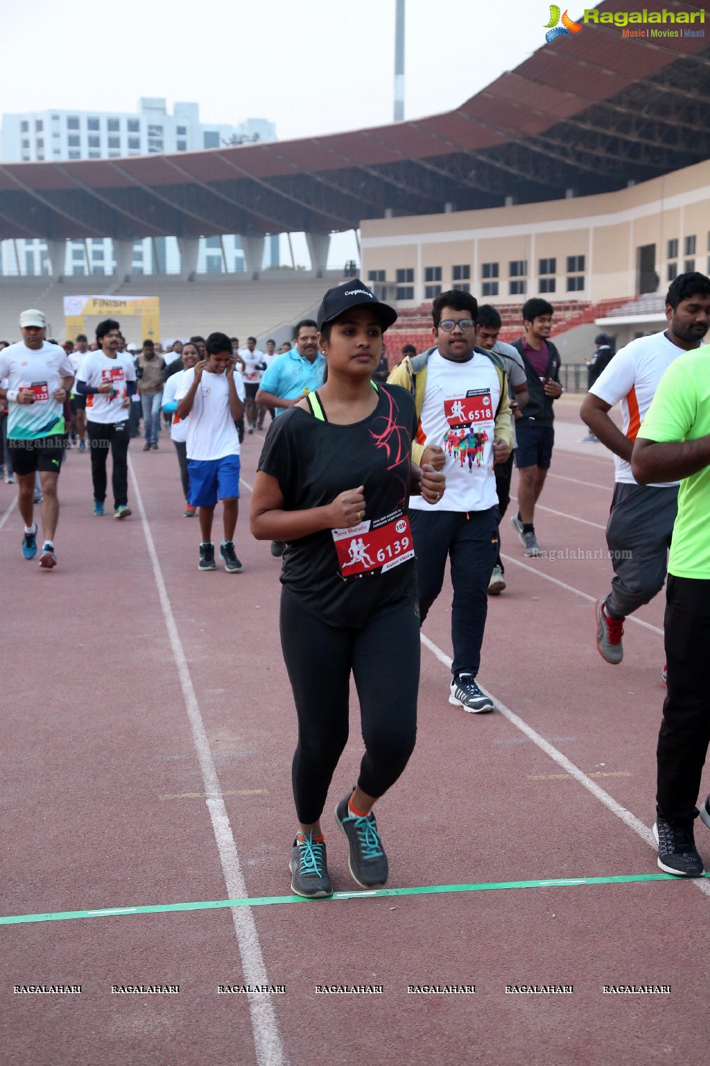 Run For Girl Child by Seva Bharathi at Gachibowli Stadium, Hyderabad