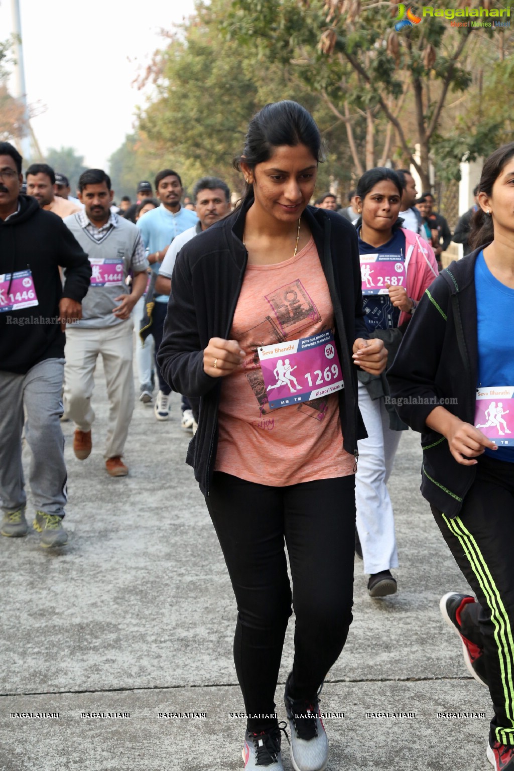 Run For Girl Child by Seva Bharathi at Gachibowli Stadium, Hyderabad