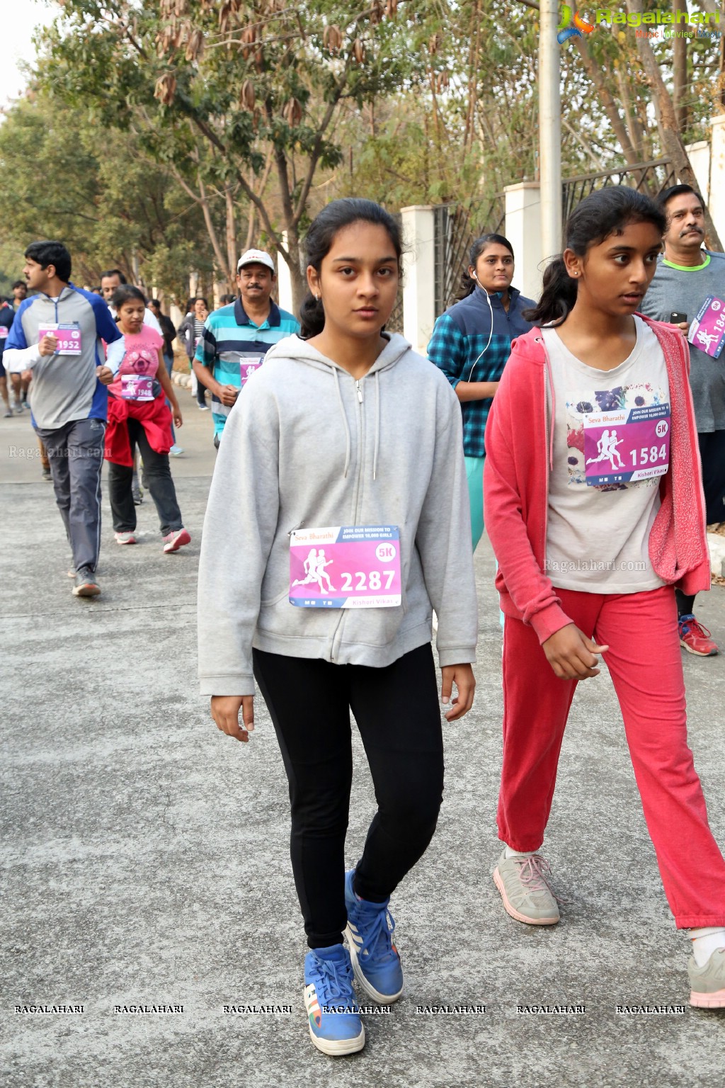 Run For Girl Child by Seva Bharathi at Gachibowli Stadium, Hyderabad