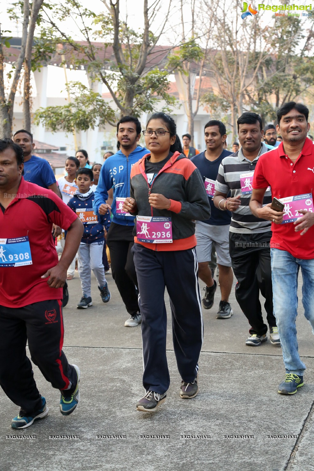 Run For Girl Child by Seva Bharathi at Gachibowli Stadium, Hyderabad