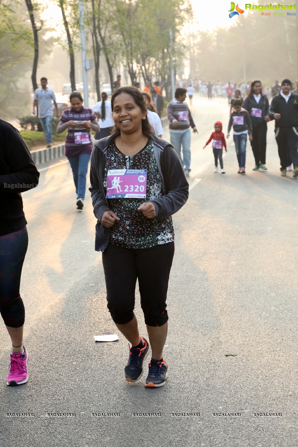 Run For Girl Child by Seva Bharathi at Gachibowli Stadium, Hyderabad