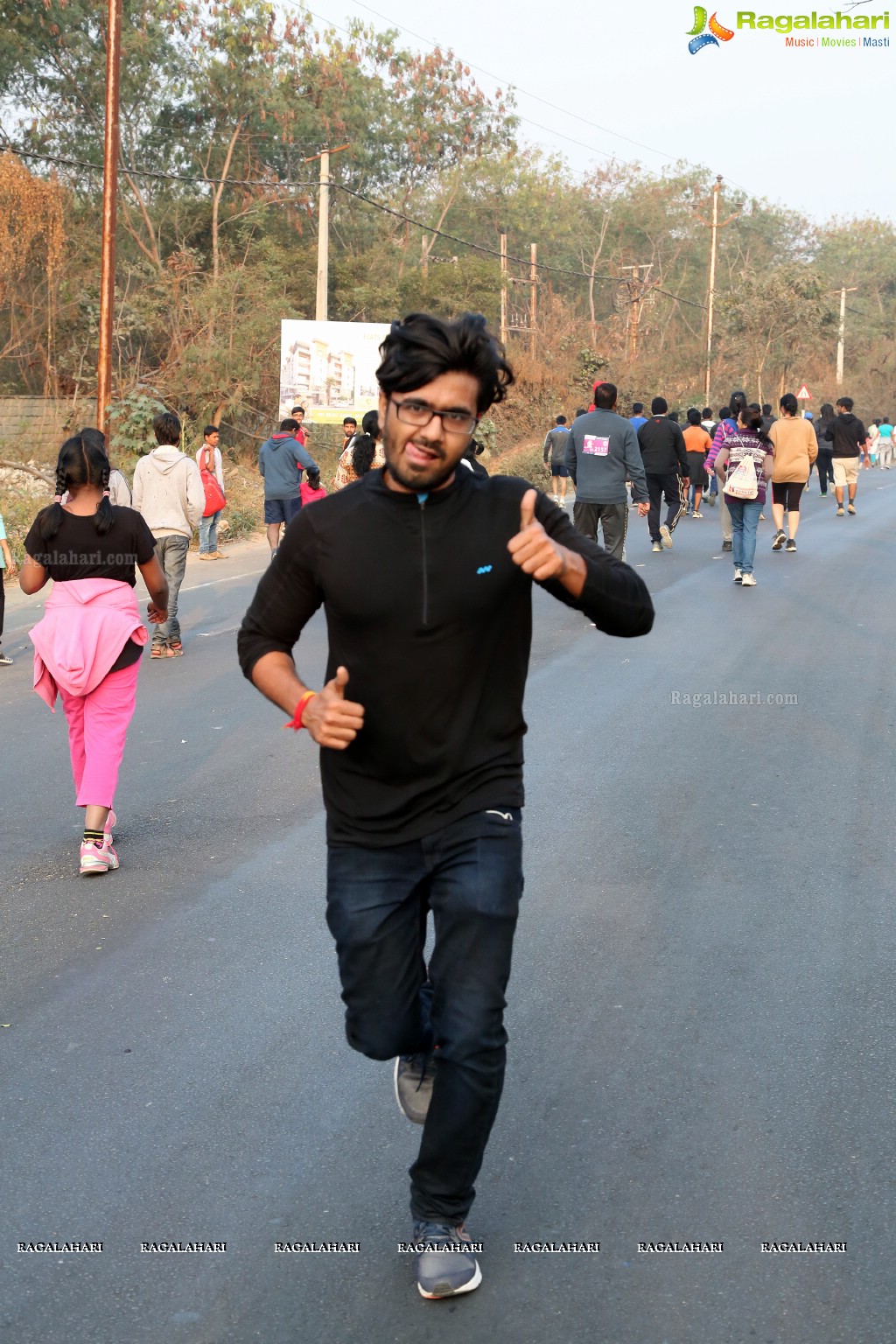 Run For Girl Child by Seva Bharathi at Gachibowli Stadium, Hyderabad