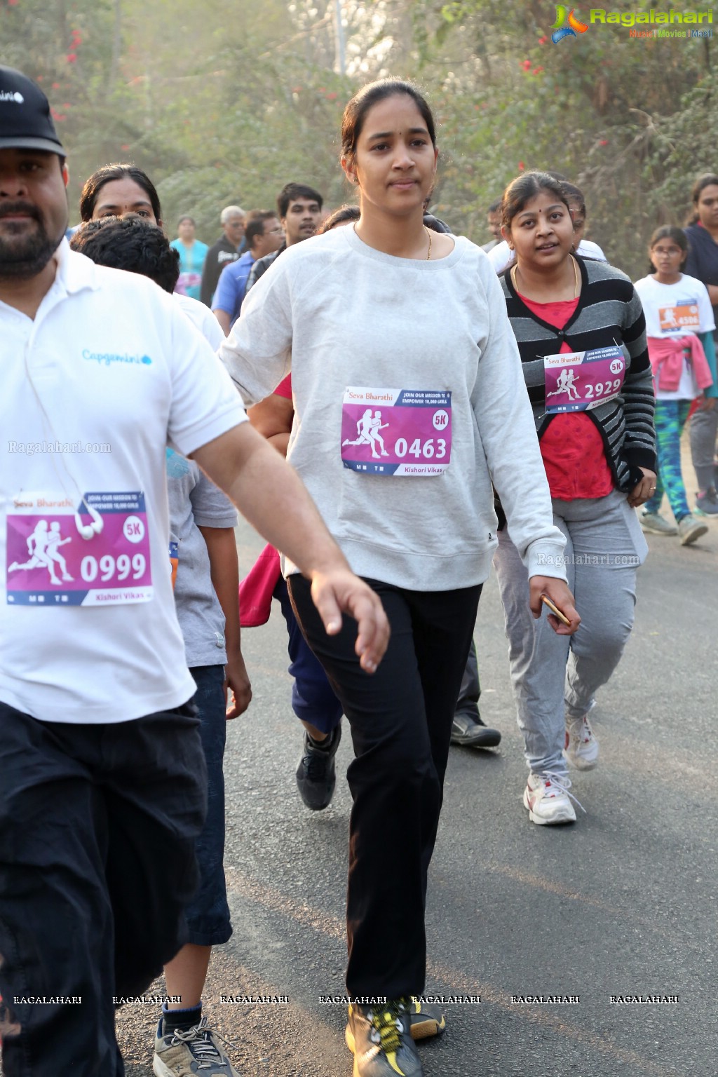 Run For Girl Child by Seva Bharathi at Gachibowli Stadium, Hyderabad