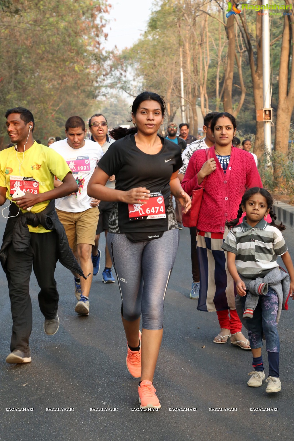 Run For Girl Child by Seva Bharathi at Gachibowli Stadium, Hyderabad