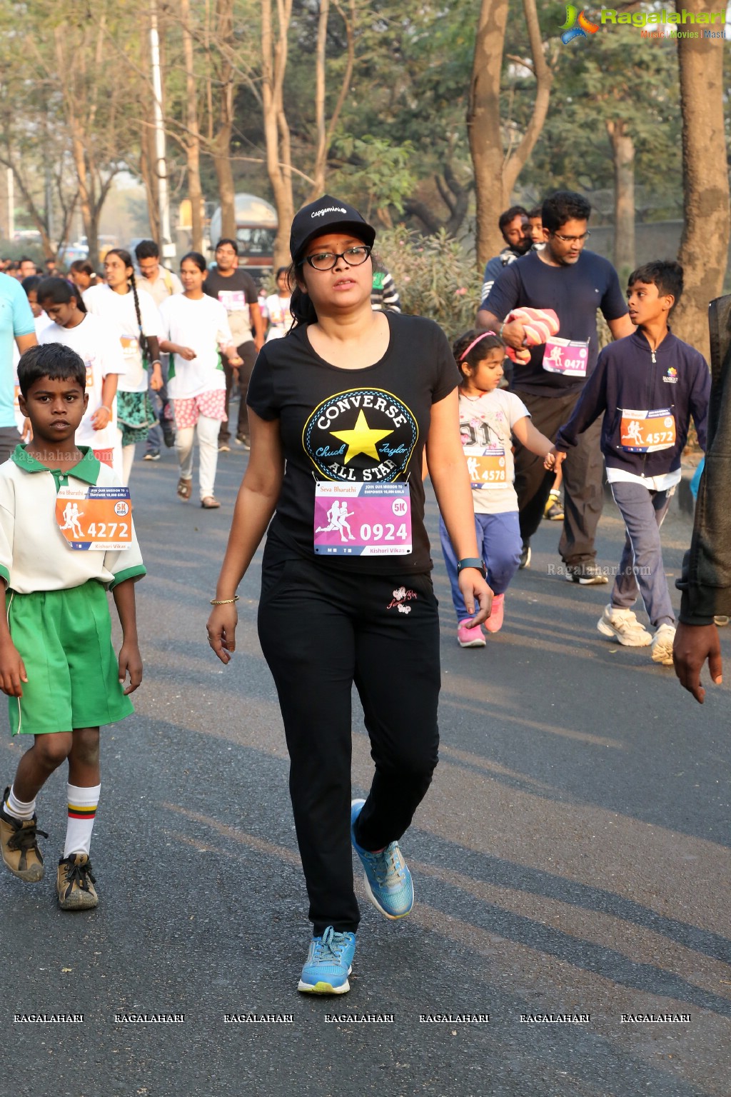 Run For Girl Child by Seva Bharathi at Gachibowli Stadium, Hyderabad