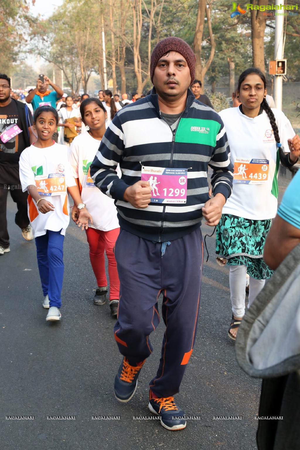 Run For Girl Child by Seva Bharathi at Gachibowli Stadium, Hyderabad