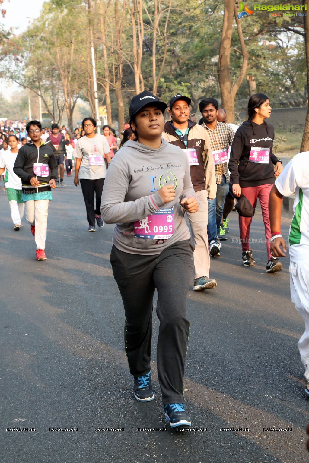 Run For Girl Child by Seva Bharathi at Gachibowli Stadium, Hyderabad