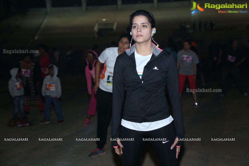 Run For Girl Child by Seva Bharathi at Gachibowli Stadium, Hyderabad