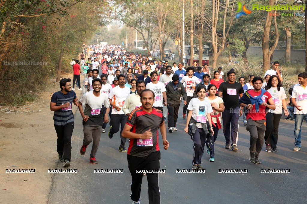 Run For Girl Child by Seva Bharathi at Gachibowli Stadium, Hyderabad