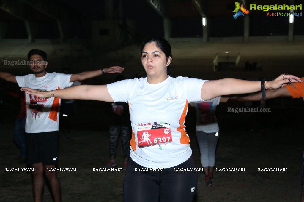 Run For Girl Child by Seva Bharathi at Gachibowli Stadium, Hyderabad