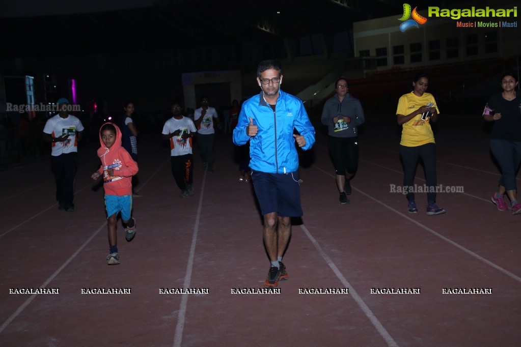 Run For Girl Child by Seva Bharathi at Gachibowli Stadium, Hyderabad