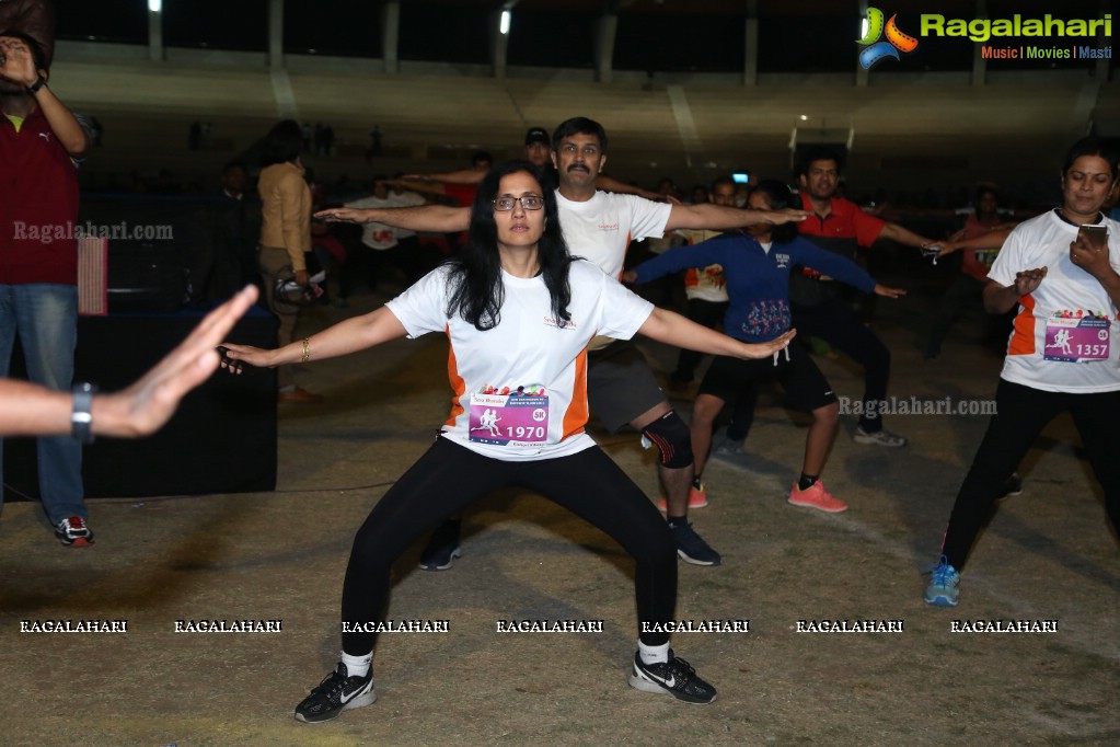 Run For Girl Child by Seva Bharathi at Gachibowli Stadium, Hyderabad