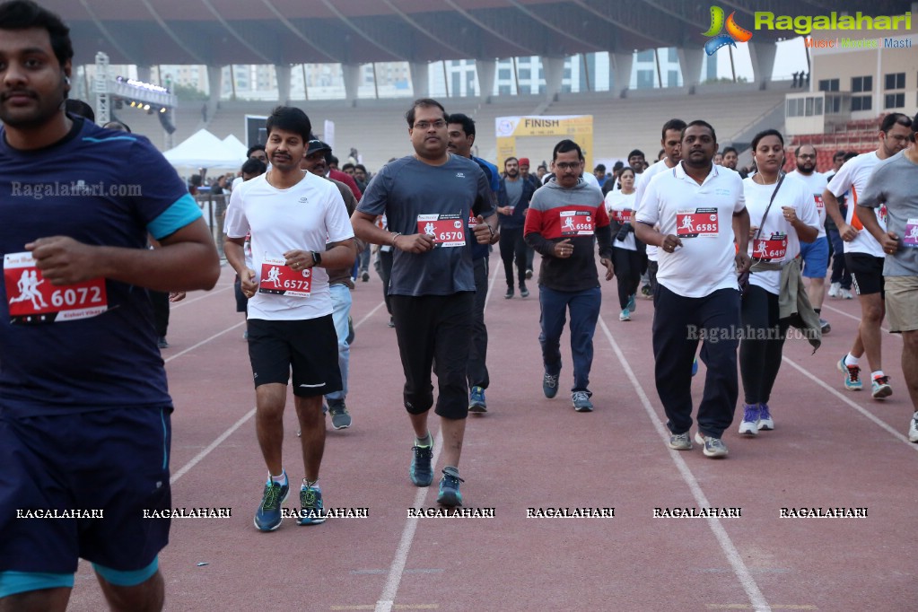 Run For Girl Child by Seva Bharathi at Gachibowli Stadium, Hyderabad