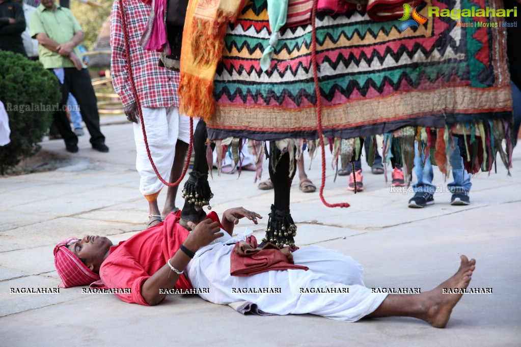 Sankranthi Sandadi at Shilparamam