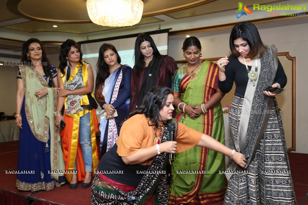 Saree Draping Workshop with Nisha Desai at A'La Liberty, Hyderabad