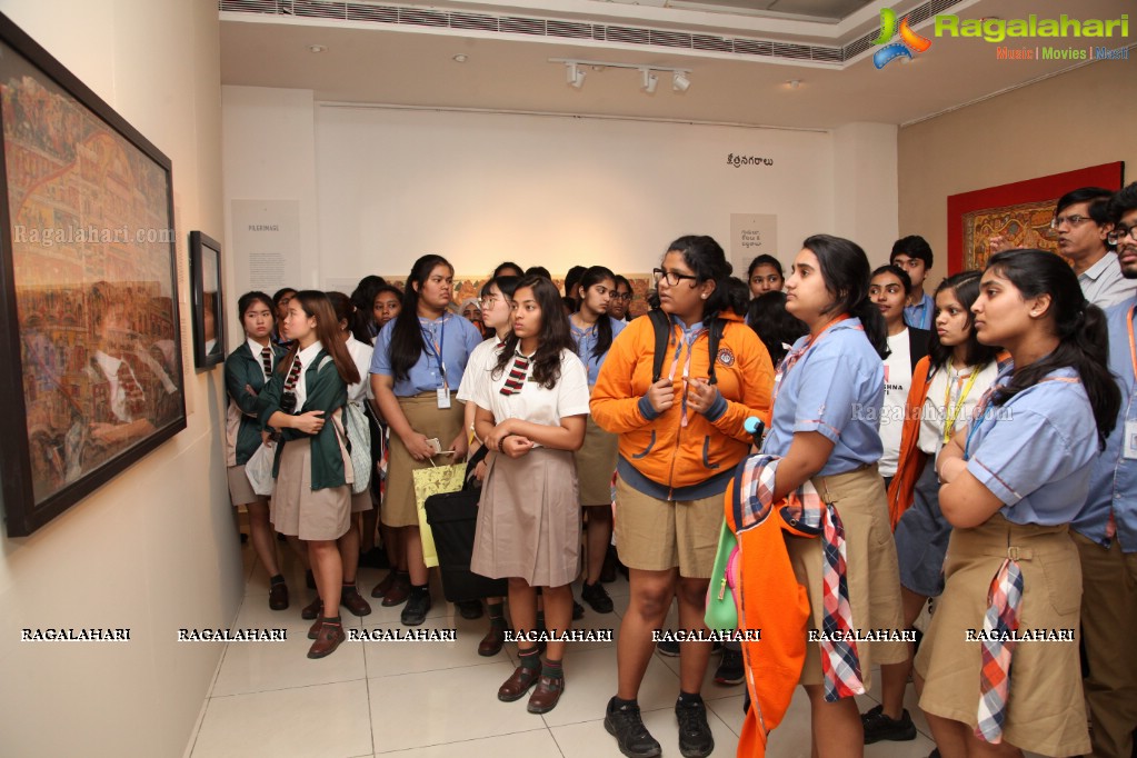 School Outreach Program at State Art Gallery by Kalakriti Foundation
