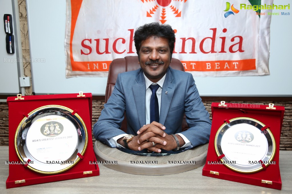 Suchirindia Press meet on receiving Asia's Greatest Brands Award 2017 