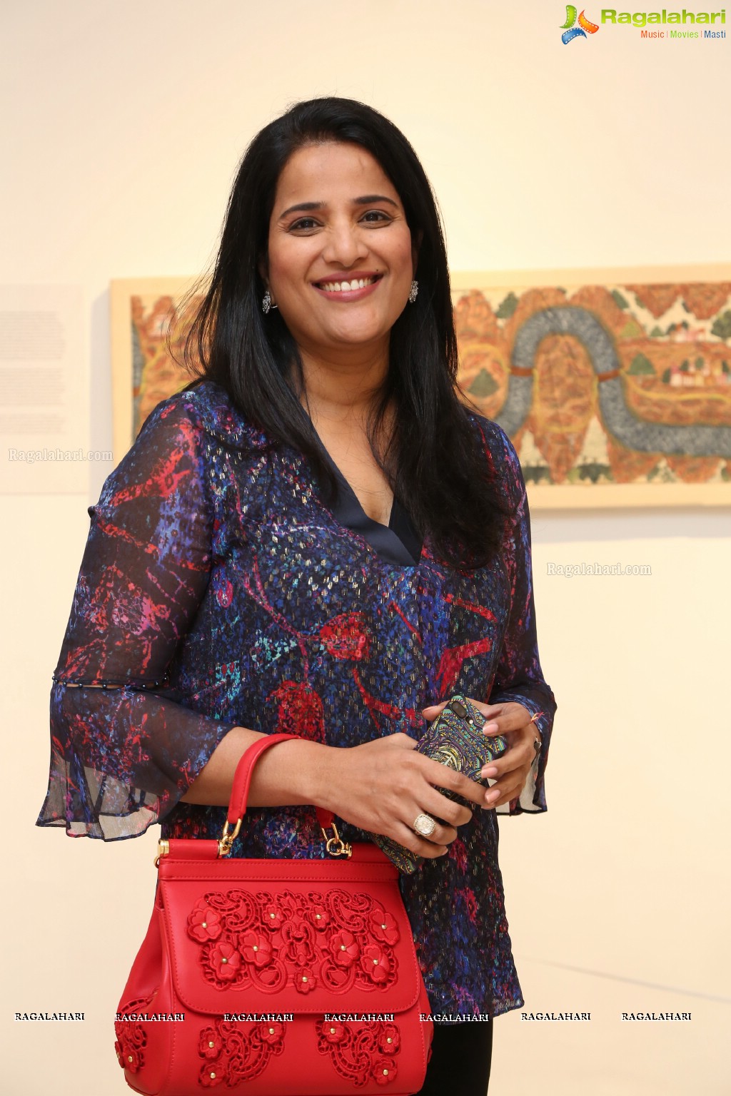 The Preview of the Exhibitions by Telangana Tourism at Telangana State Gallery of Fine Art