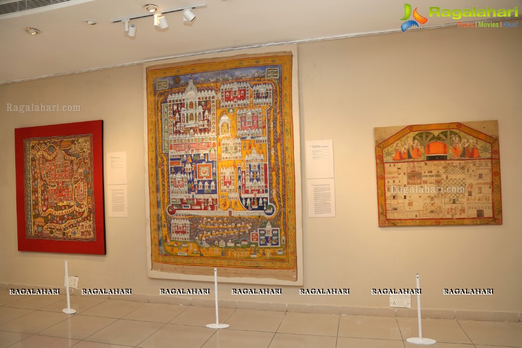 The Preview of the Exhibitions by Telangana Tourism at Telangana State Gallery of Fine Art