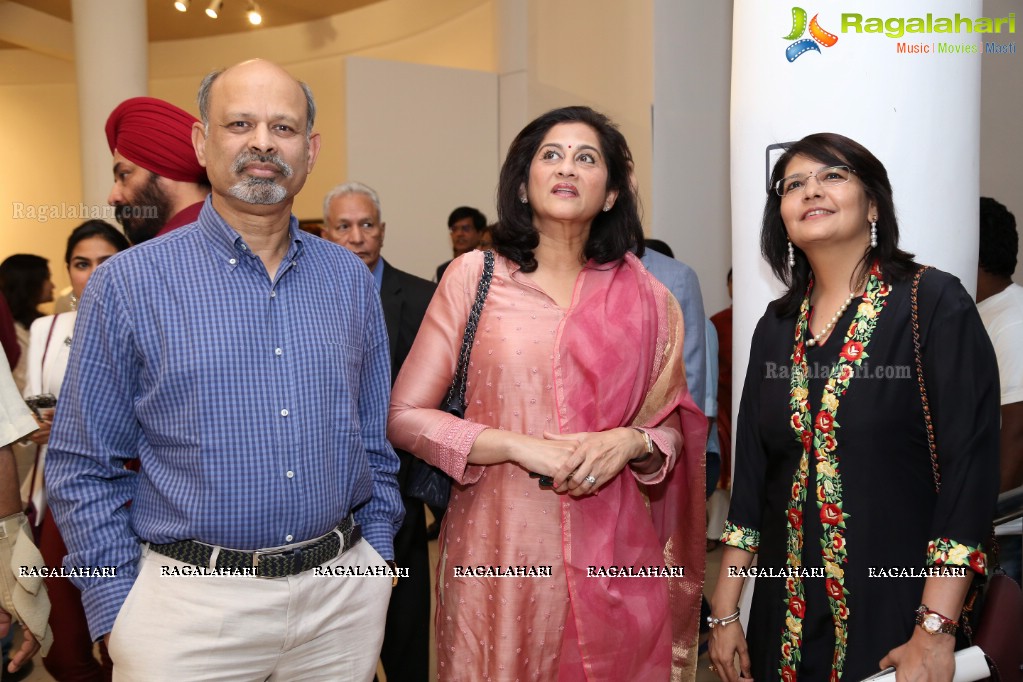 The Preview of the Exhibitions by Telangana Tourism at Telangana State Gallery of Fine Art