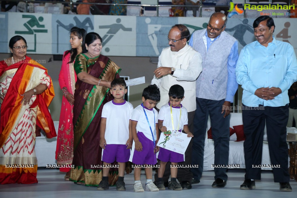 The Gaudium School 3rd Annual Sports Day at GMC Balayogi Stadium, Gachibowli