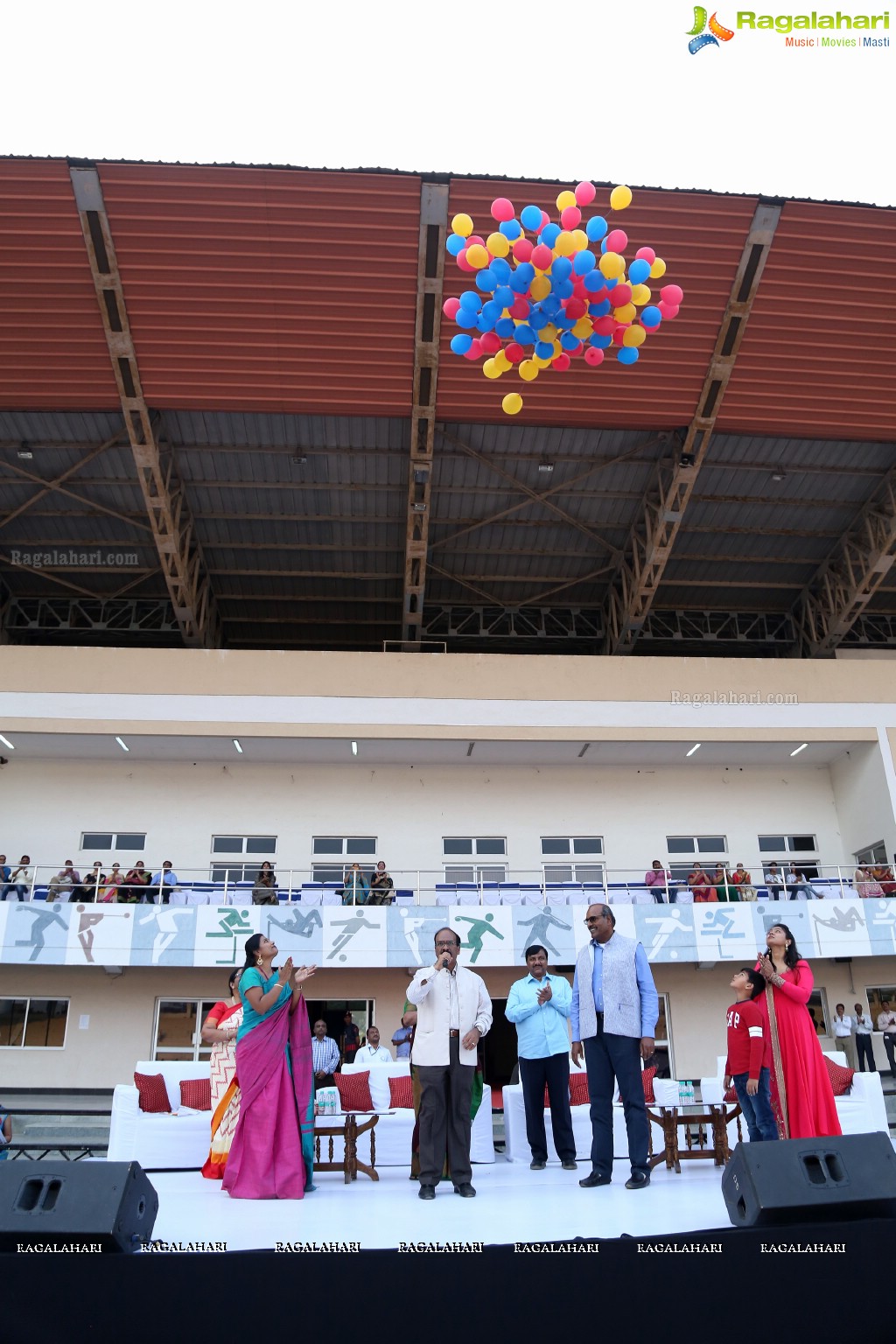 The Gaudium School 3rd Annual Sports Day at GMC Balayogi Stadium, Gachibowli