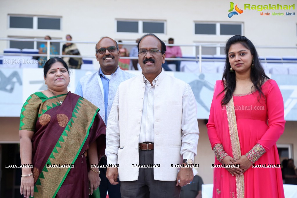 The Gaudium School 3rd Annual Sports Day at GMC Balayogi Stadium, Gachibowli