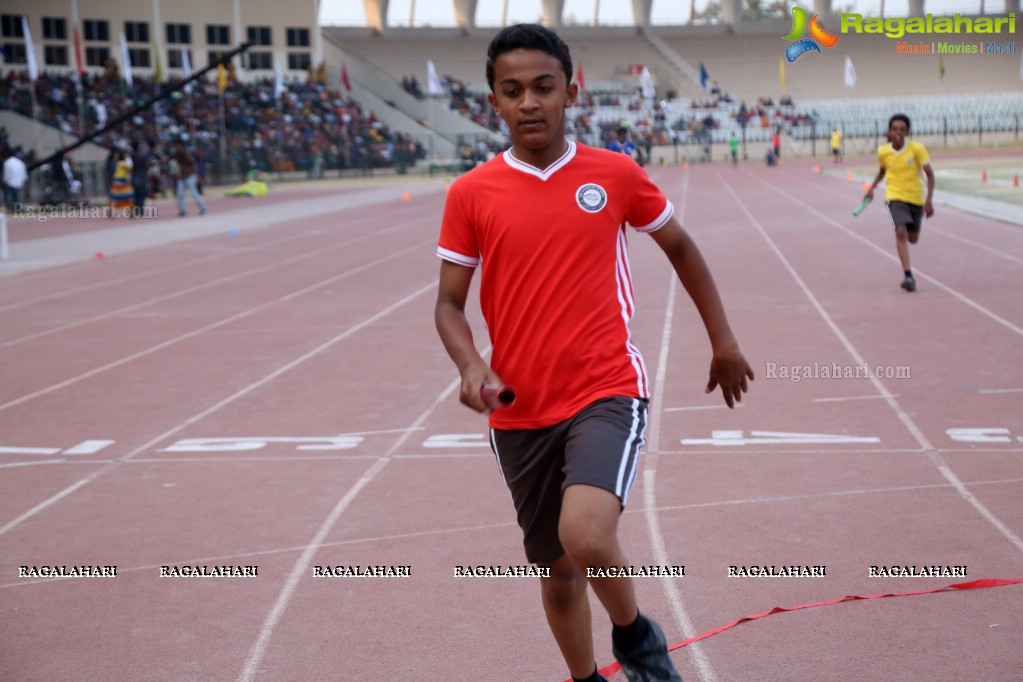 The Gaudium School 3rd Annual Sports Day at GMC Balayogi Stadium, Gachibowli