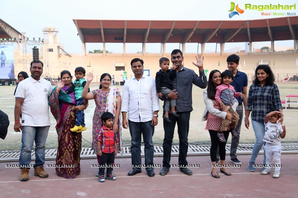 The Gaudium School 3rd Annual Sports Day at GMC Balayogi Stadium, Gachibowli