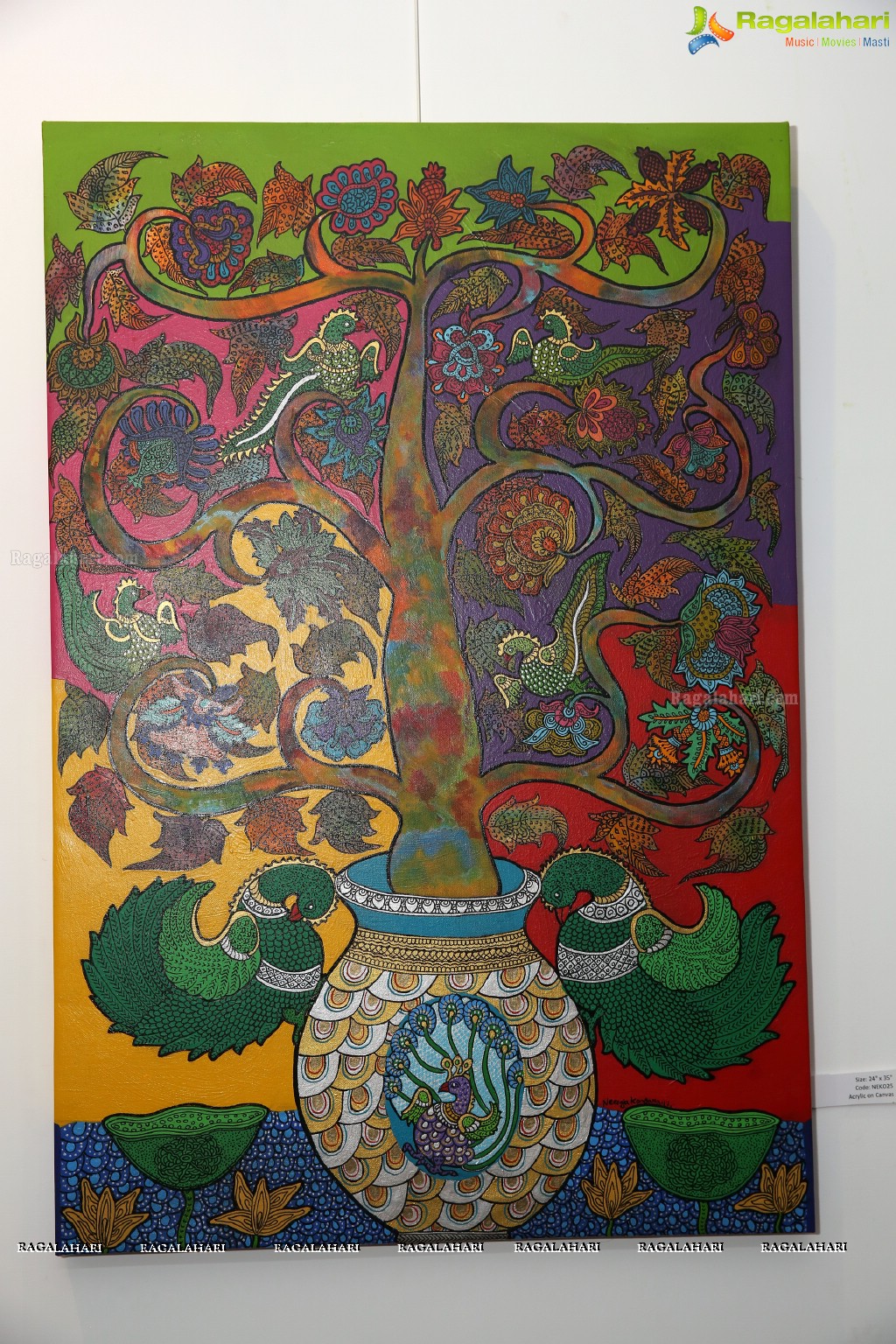 The Tree of Life by Neeraja Kongara at Aalankritha Art Gallery, Hyderabad