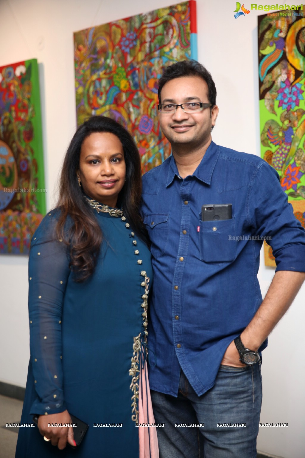 The Tree of Life by Neeraja Kongara at Aalankritha Art Gallery, Hyderabad