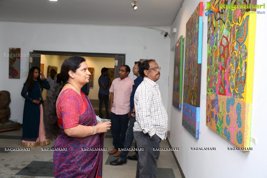 The Tree of Life by Neeraja Kongara at Aalankritha Art Gallery, Hyderabad