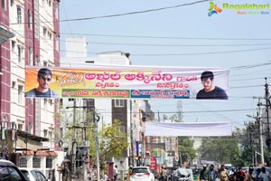 Mr.Majnu Team at Sailaja Theater, Vijayawada