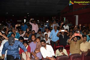 Mr.Majnu Team at Sailaja Theater, Vijayawada