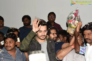 Mr.Majnu Team at Ashoka Theatre, Rajahmundry