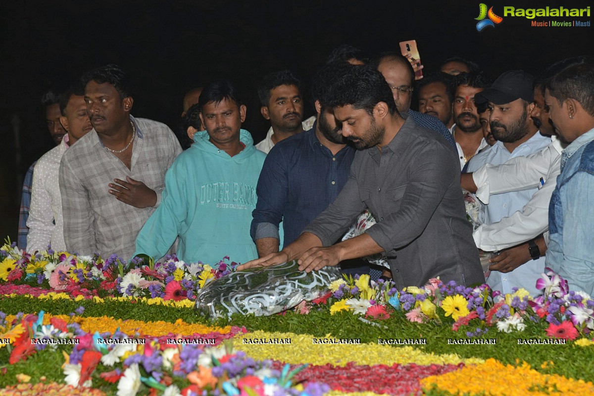 NTR's 23rd Death Anniversary - Jr NTR, Kalyan Ram Pay Tribute at NTR Ghat