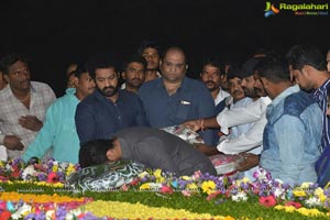 Jr NTR, Kalyan Ram Pay Tribute to NTR at NTR Ghat