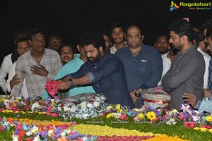 Jr NTR, Kalyan Ram Pay Tribute to NTR at NTR Ghat