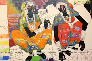 Anuradha Thakur's Paintings Exhibitions