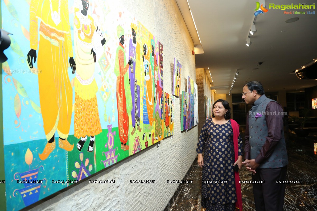 ‘Symphonies of Ethereal Realms’ - An Exhibition of Paintings by Anuradha Thakur at Park Hyatt, Hyderabad