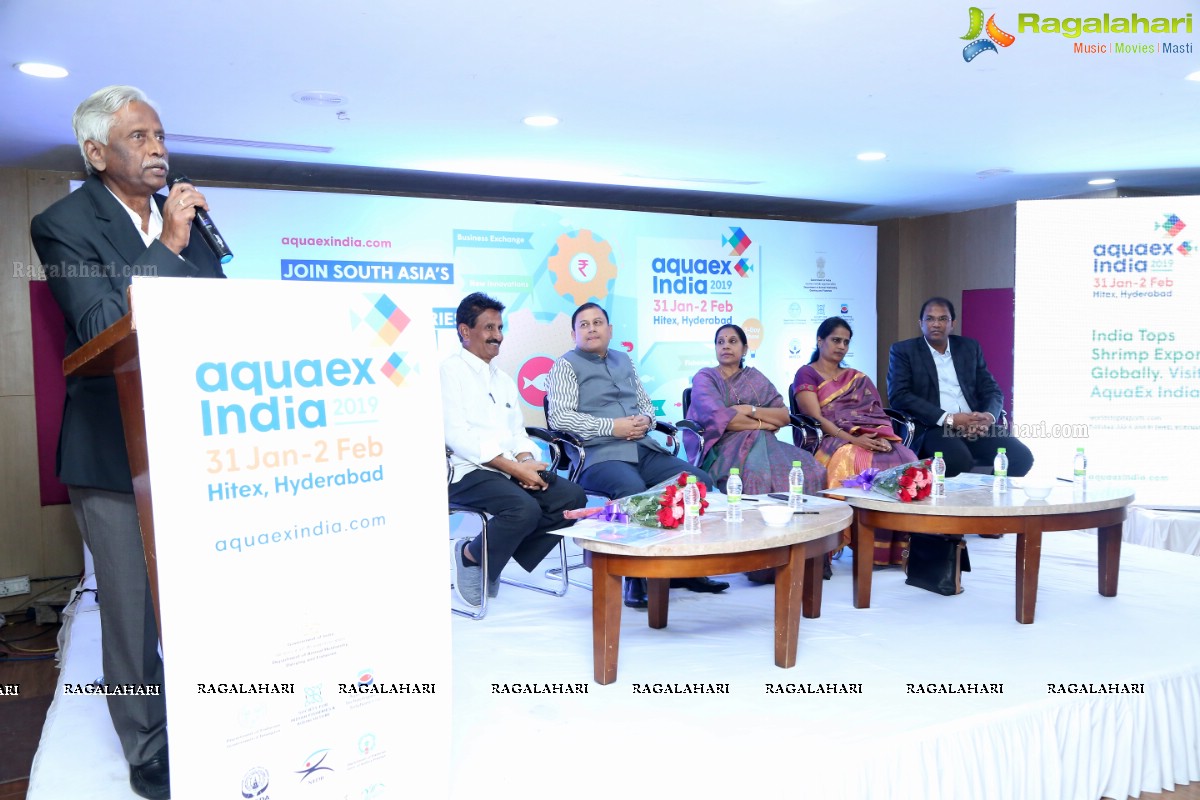 AquaEx India 2019 Curtain Raiser Press Meet By SIFA at Tourism Plaza, Begumpet, Hyderabad