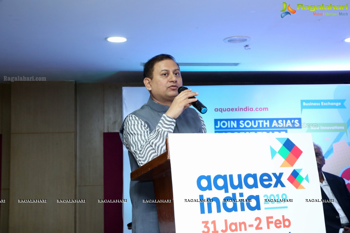 AquaEx India 2019 Curtain Raiser Press Meet By SIFA at Tourism Plaza, Begumpet, Hyderabad