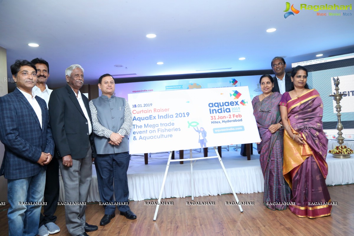 AquaEx India 2019 Curtain Raiser Press Meet By SIFA at Tourism Plaza, Begumpet, Hyderabad