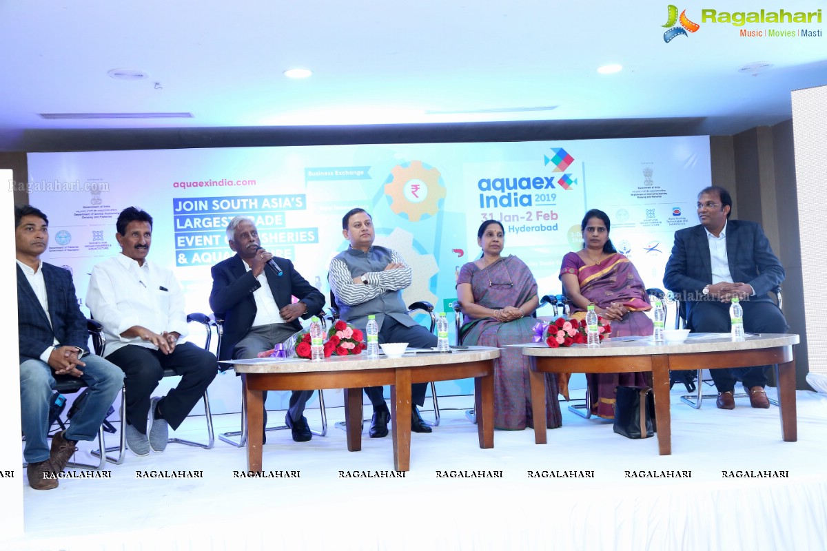 AquaEx India 2019 Curtain Raiser Press Meet By SIFA at Tourism Plaza, Begumpet, Hyderabad