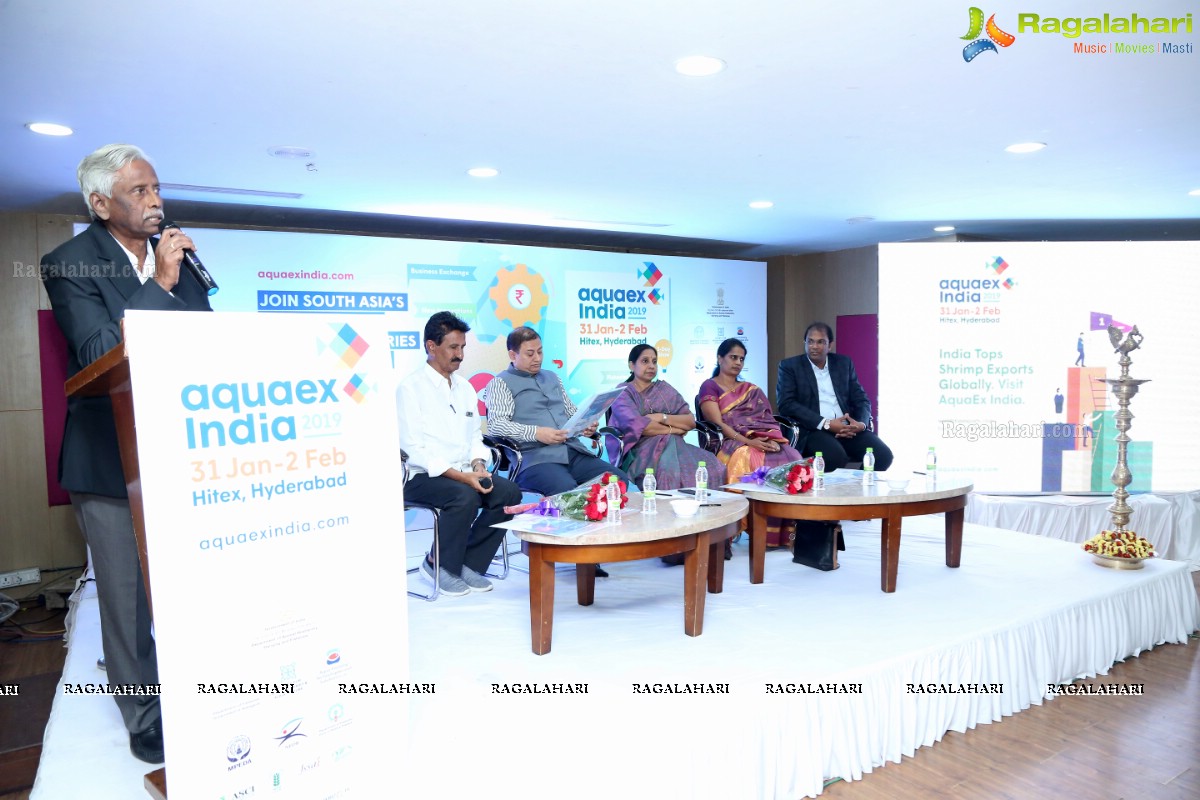 AquaEx India 2019 Curtain Raiser Press Meet By SIFA at Tourism Plaza, Begumpet, Hyderabad