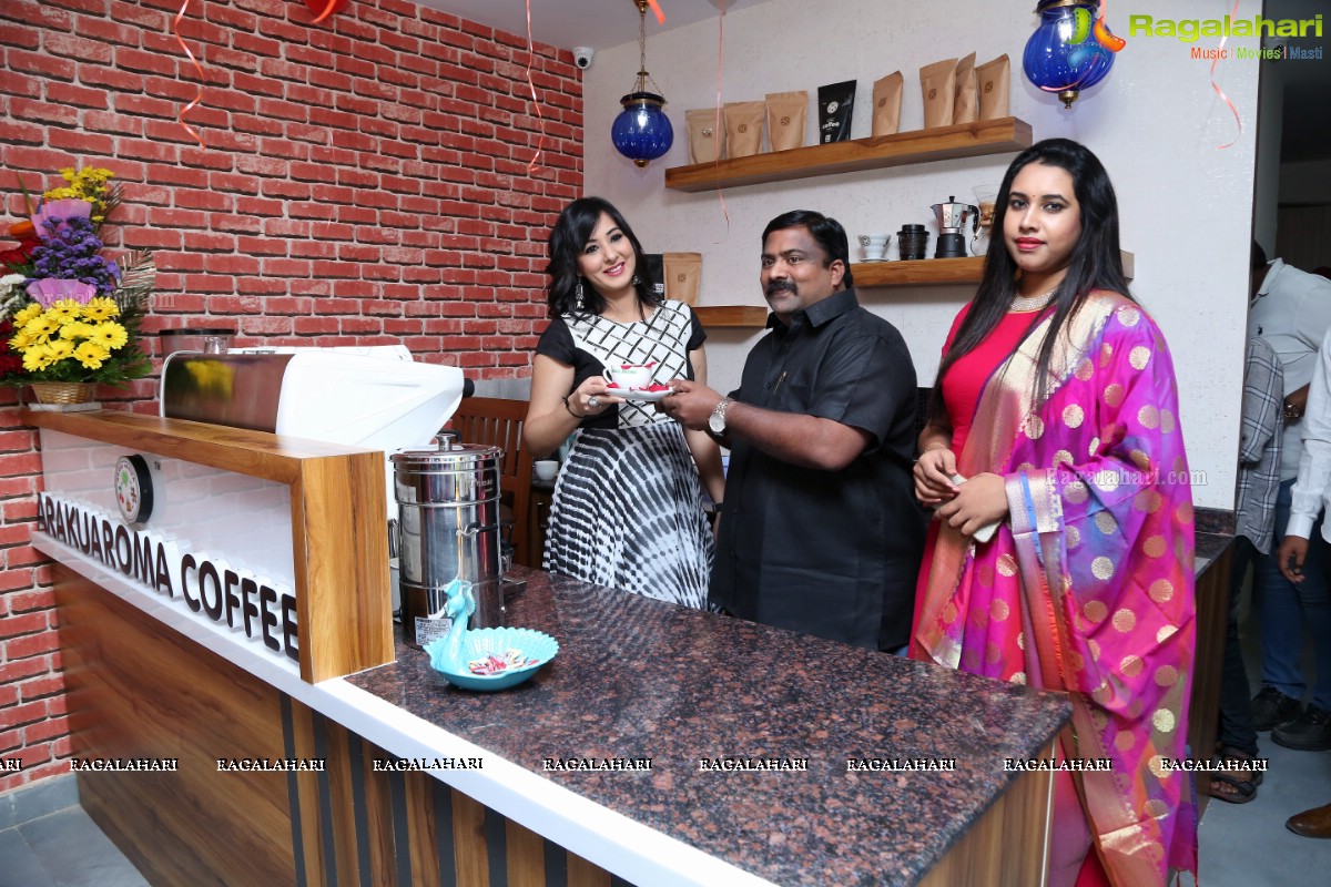 Sakshi Gulati Launches Araku Aroma's First Cafe in Hyderabad at Panjagutta